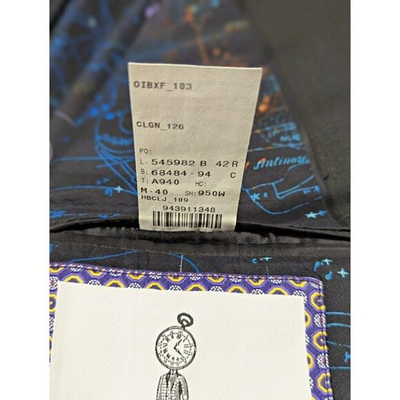 NWOT Robert Graham Modern Fit Sharkskin Hunter Green Suit Size 42R (MSRP $598) - Picture 7 of 8